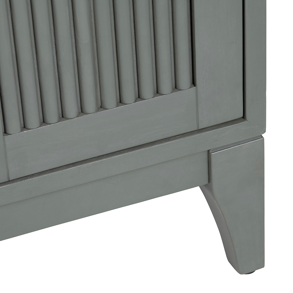 Crestview Collection Crestview Collection 6-Door Media Credenza w/Adj. Shelving