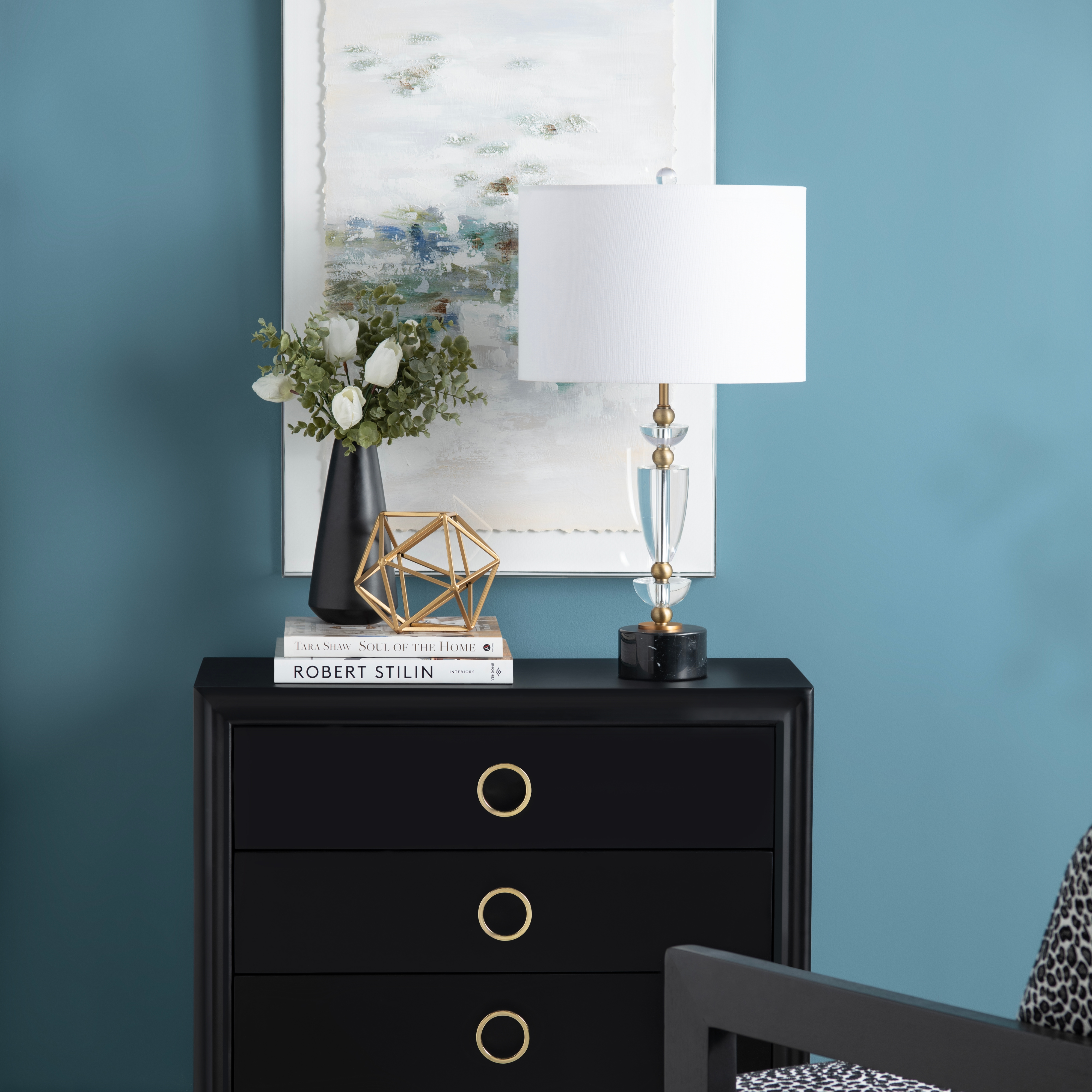 26.75" Crystal Table Lamp