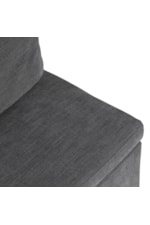 Crestview Collection Taylor Taylor Slipcover Dining Side Chair with Discrete Casters