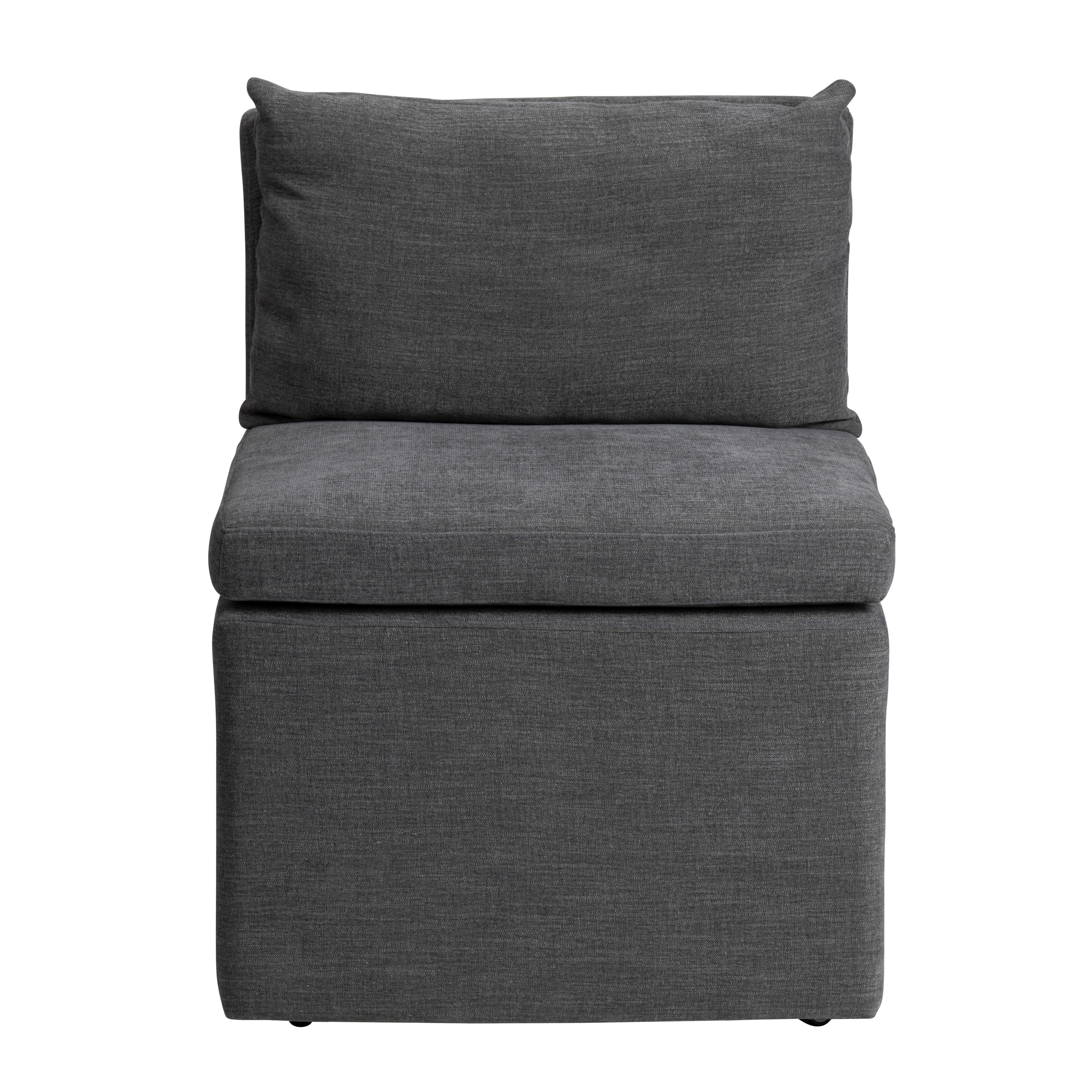 Crestview Collection Taylor Slipcover Dining Side Chair w/Casters