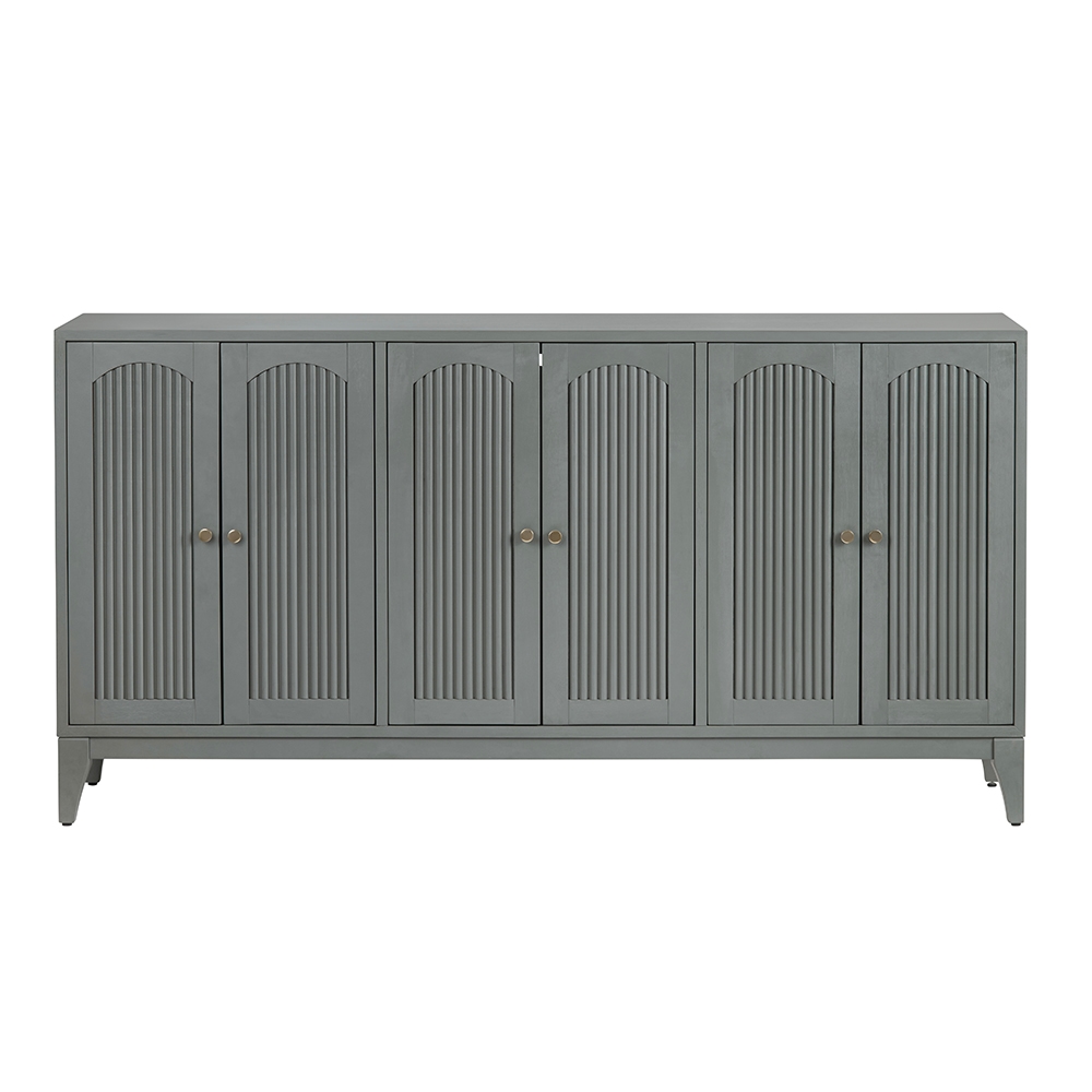 Crestview Collection Crestview Collection 6-Door Media Credenza w/Adj. Shelving