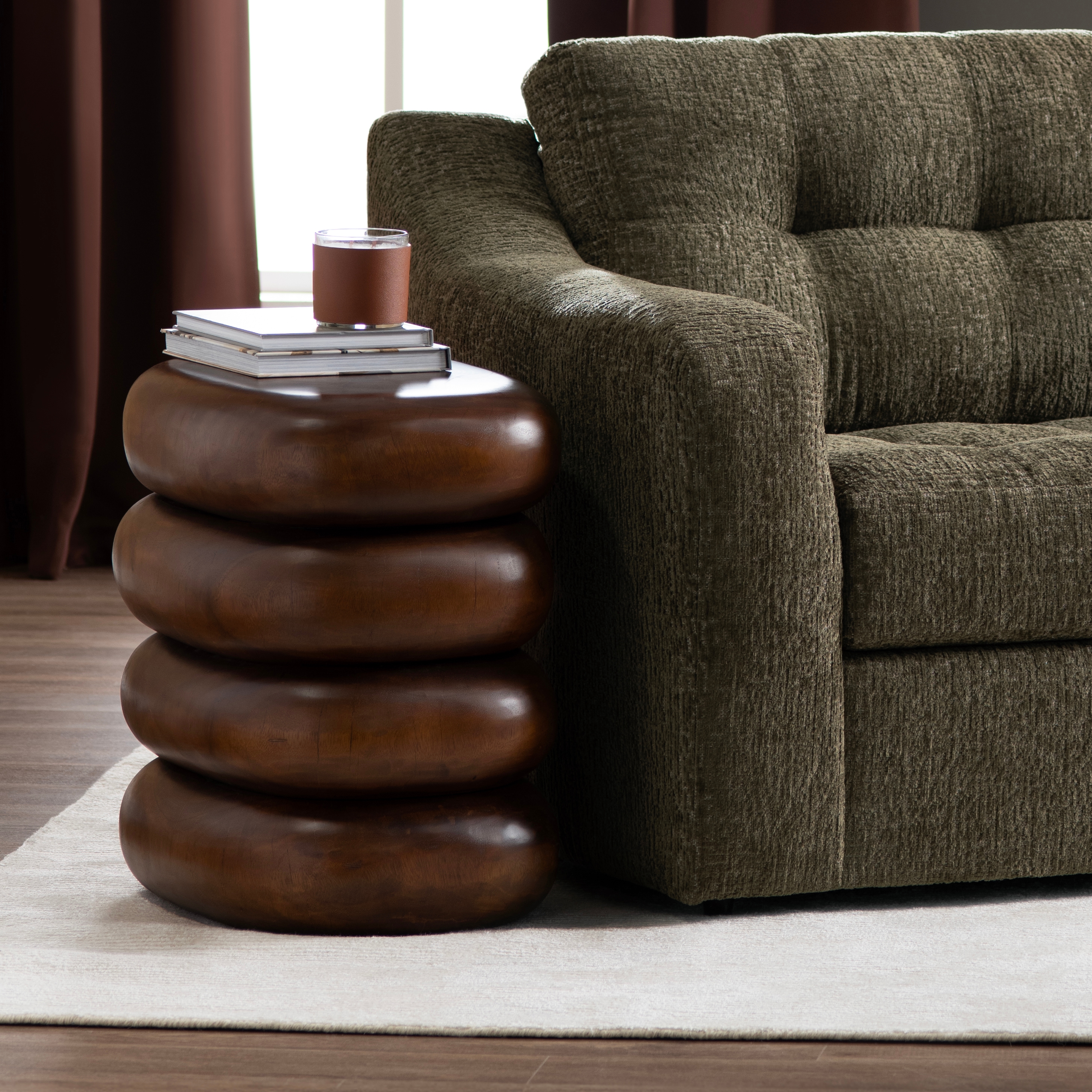 Rustic Accent Side Table