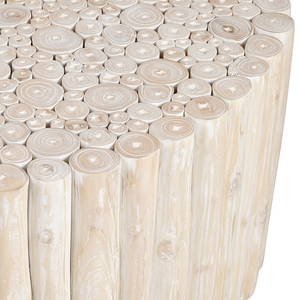 Round Rustic Cocktail Table