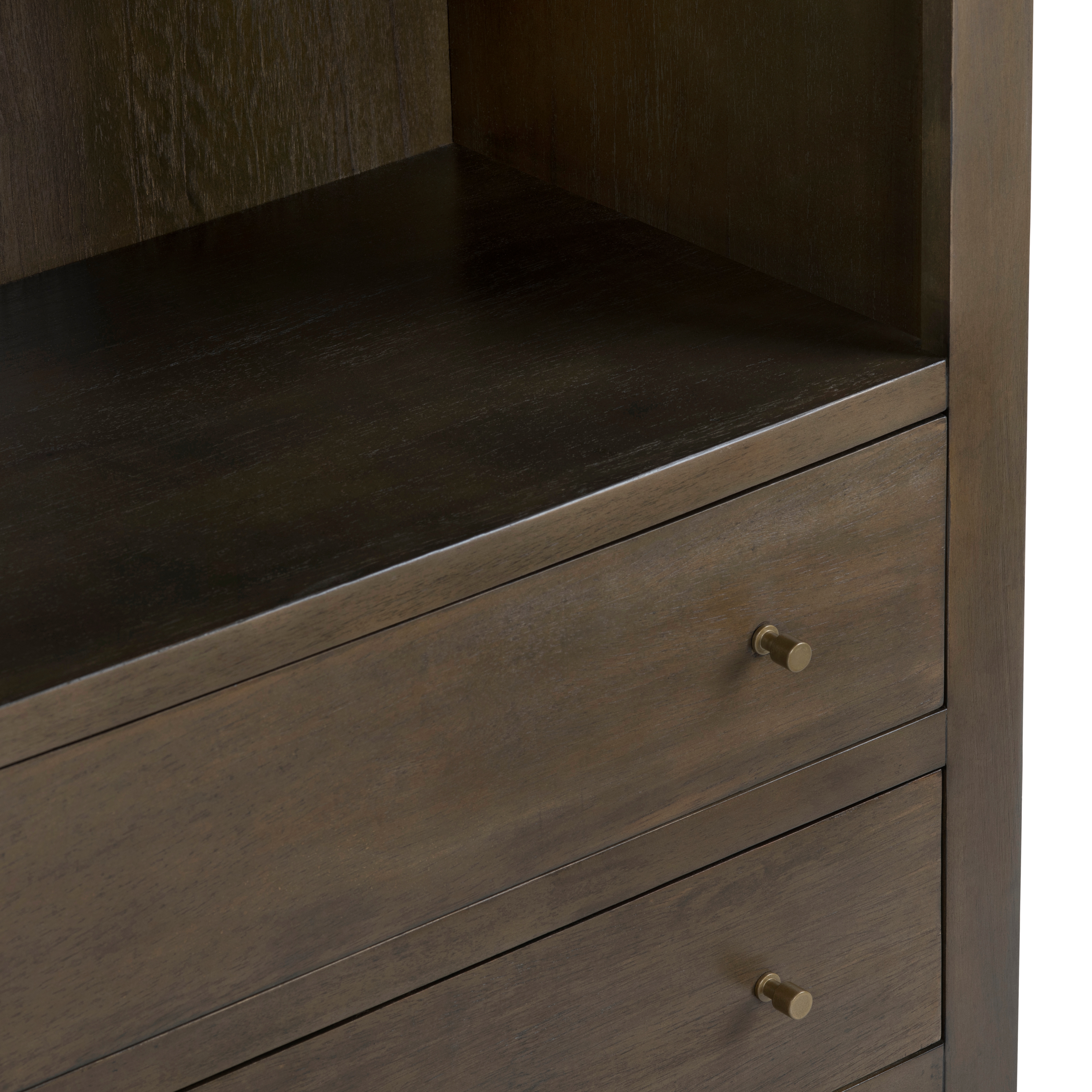 Crestview Collection Crestview Collection Arched 3-Shelf Etagere w/Storage Drawers