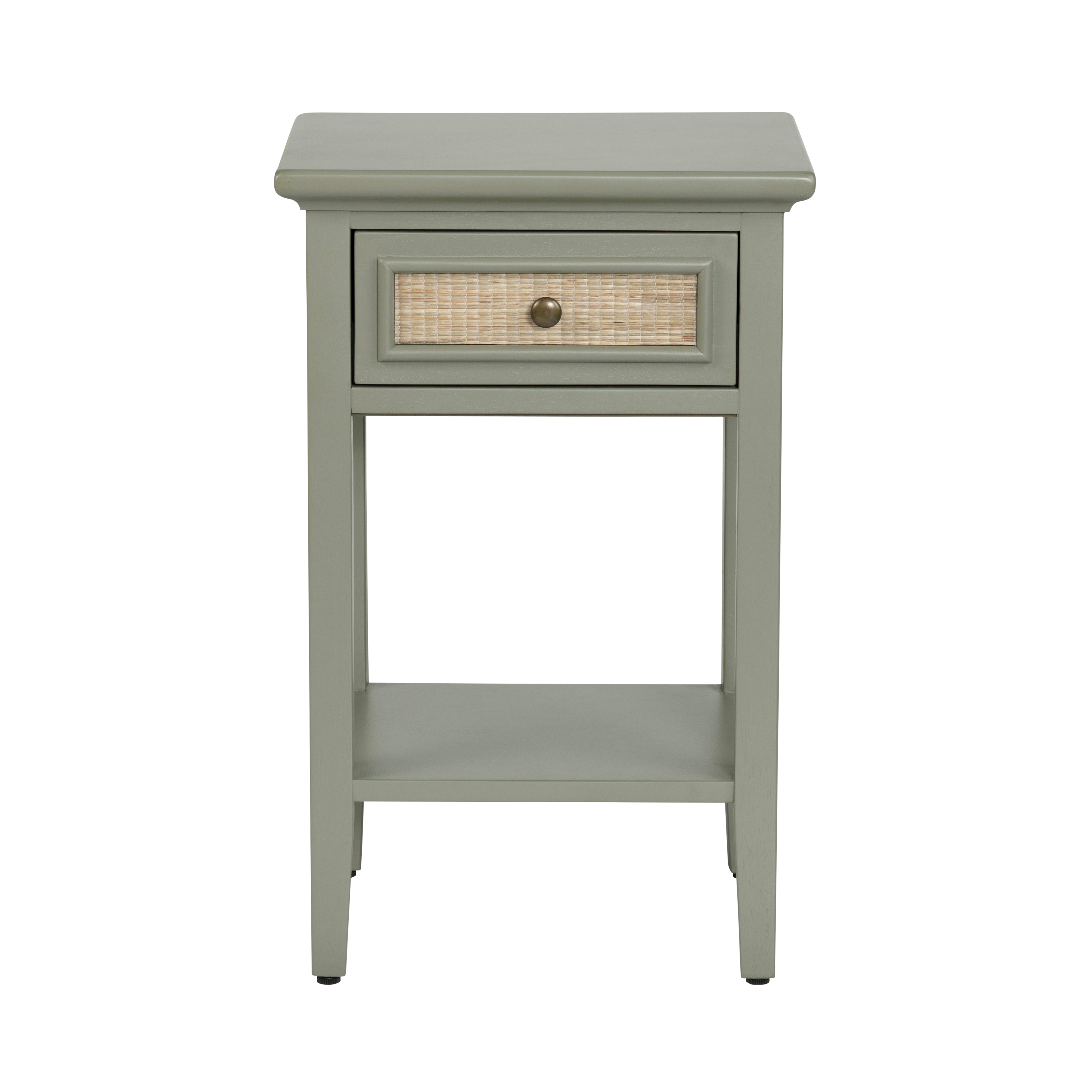 Coastal Tall Single-Drawer End Table