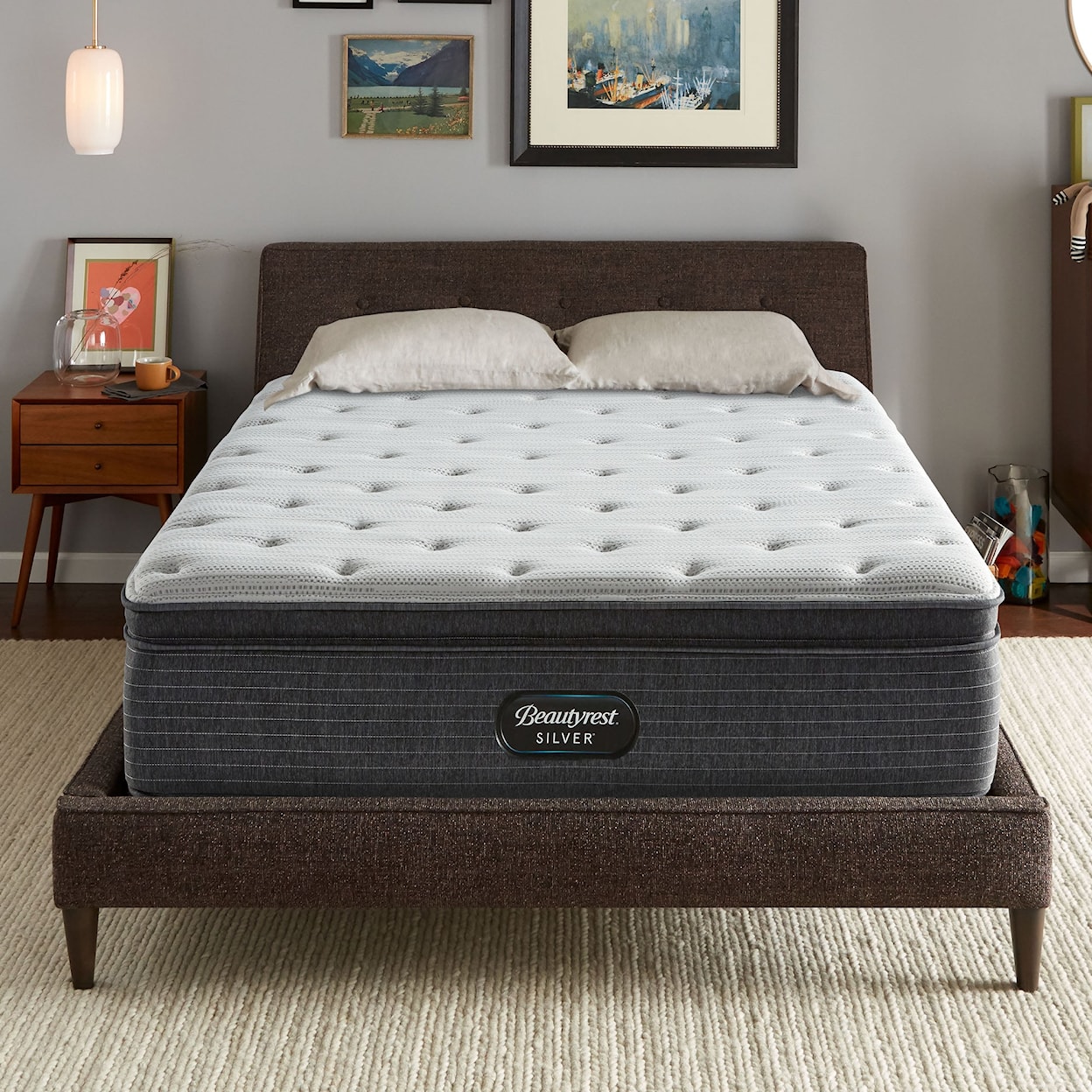 Beautyrest Kenosha Place 4  Plush Pillow Top Twin XL Mattress