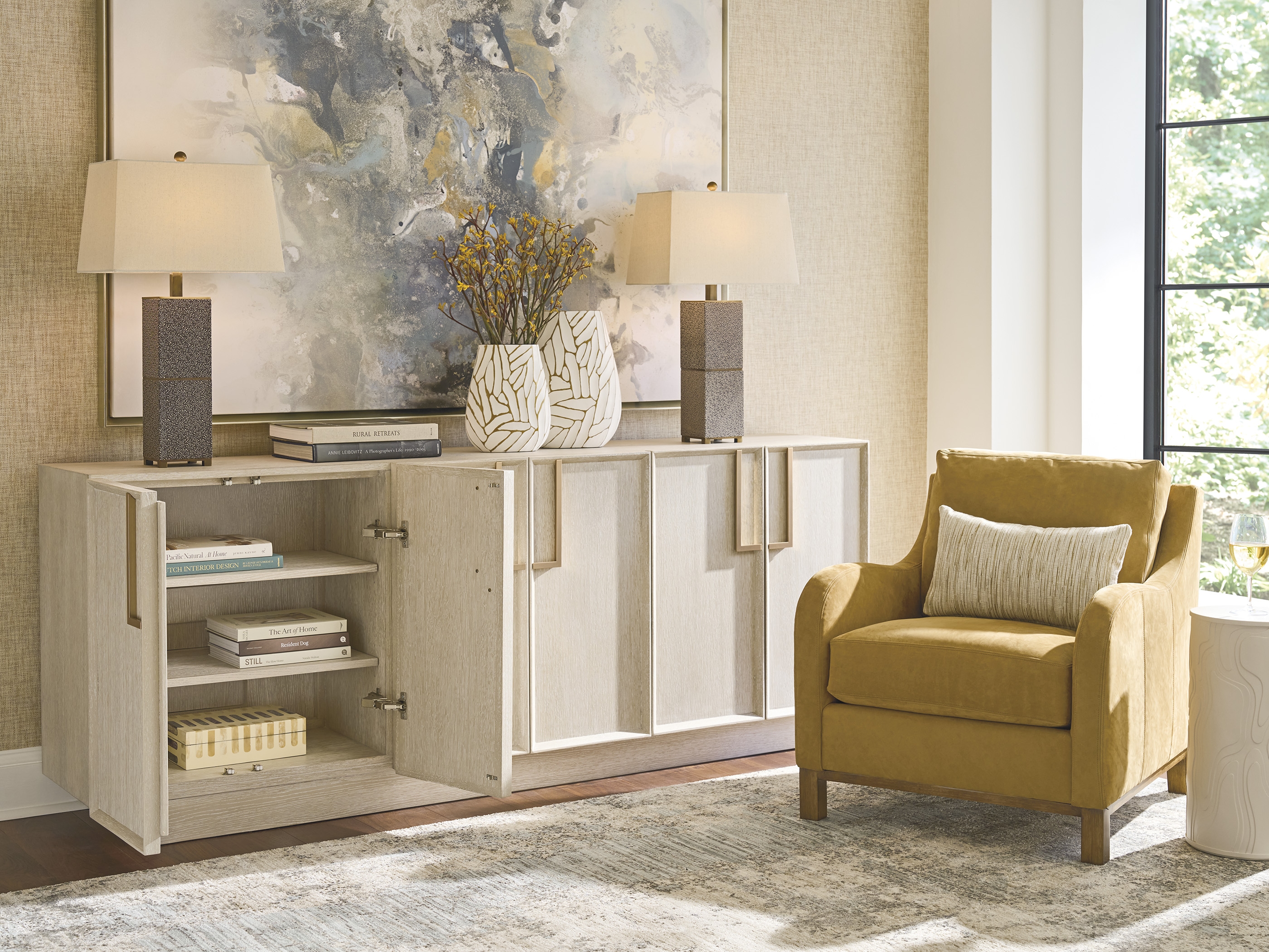 Four-Door Media Console