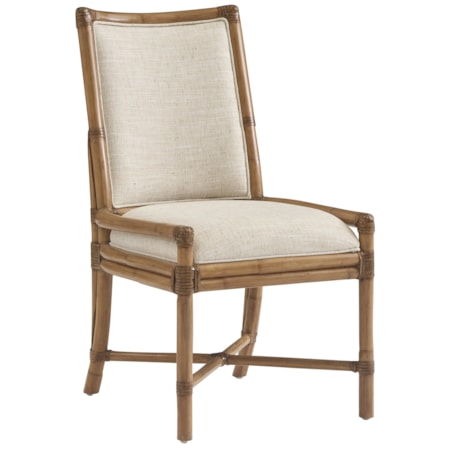 Oceanside Rattan Side Chair