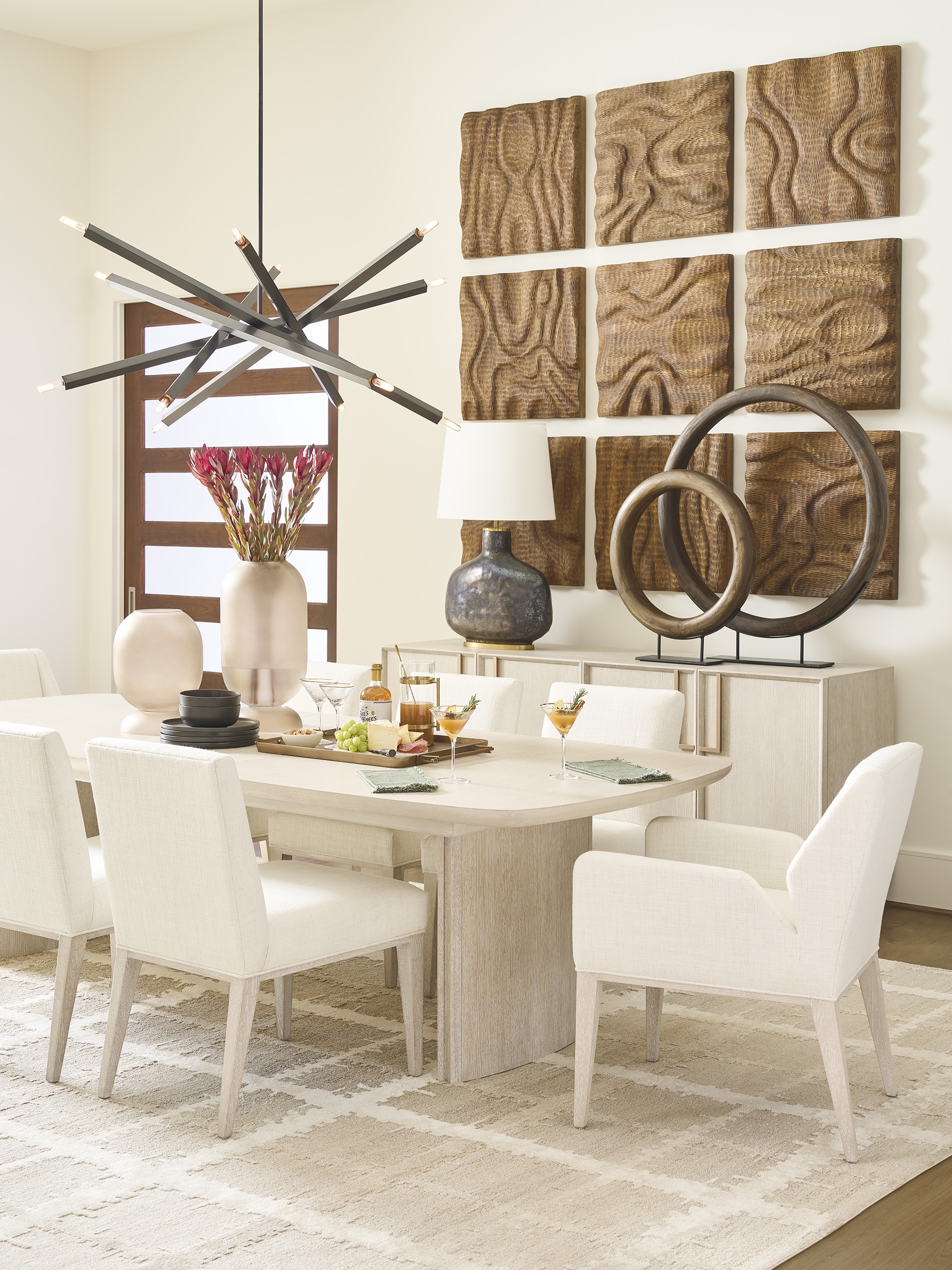 86" Double-Pedestal Extension Dining Table