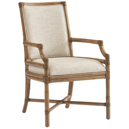 Oceanside Rattan Arm Chair