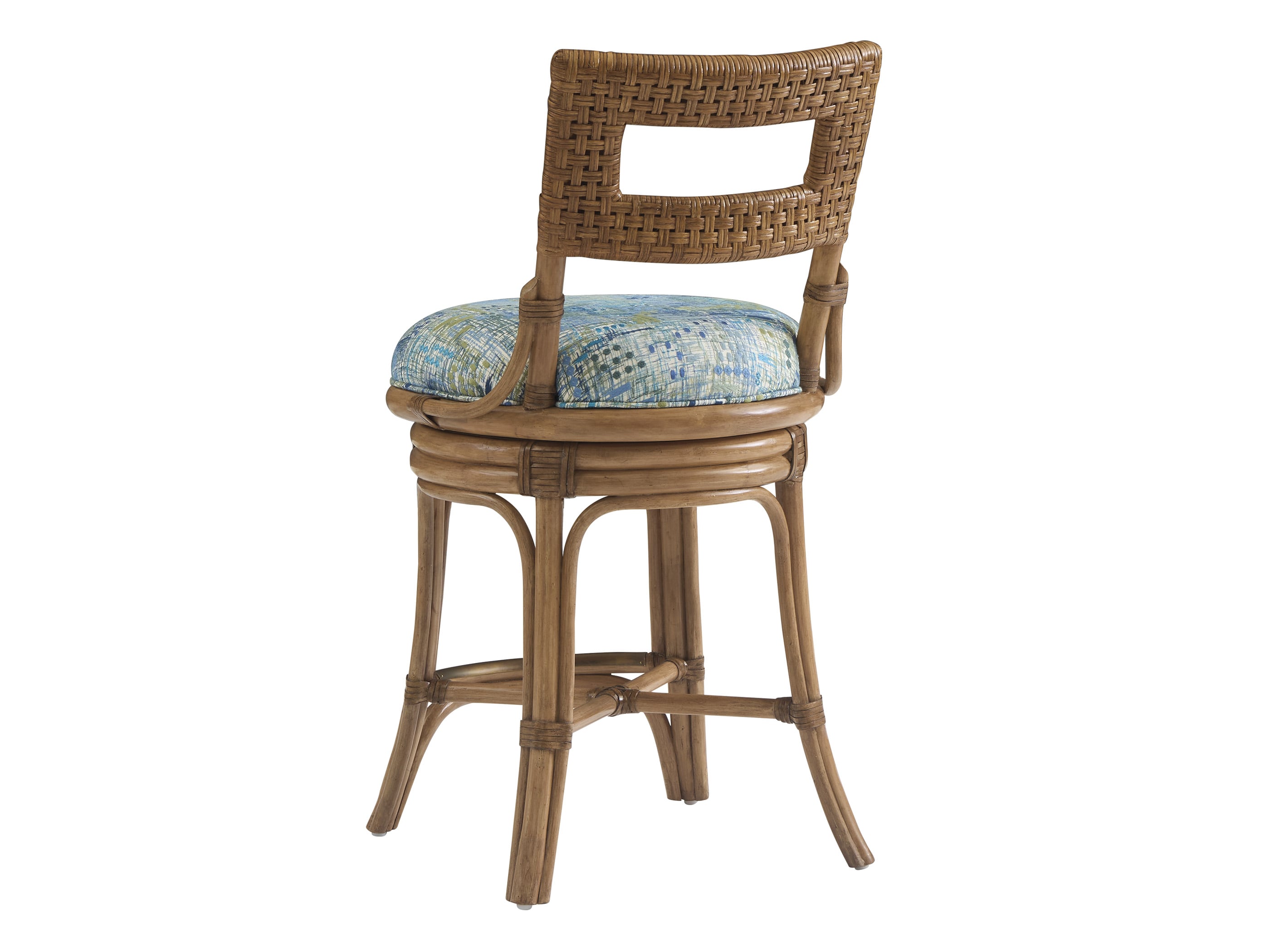 Tommy Bahama Home Key Biscayne Bay Harbour Custom Swivel Counter Stool