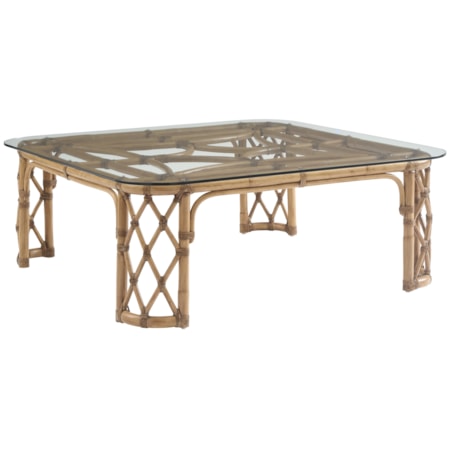 Coral Reef Square Cocktail Table