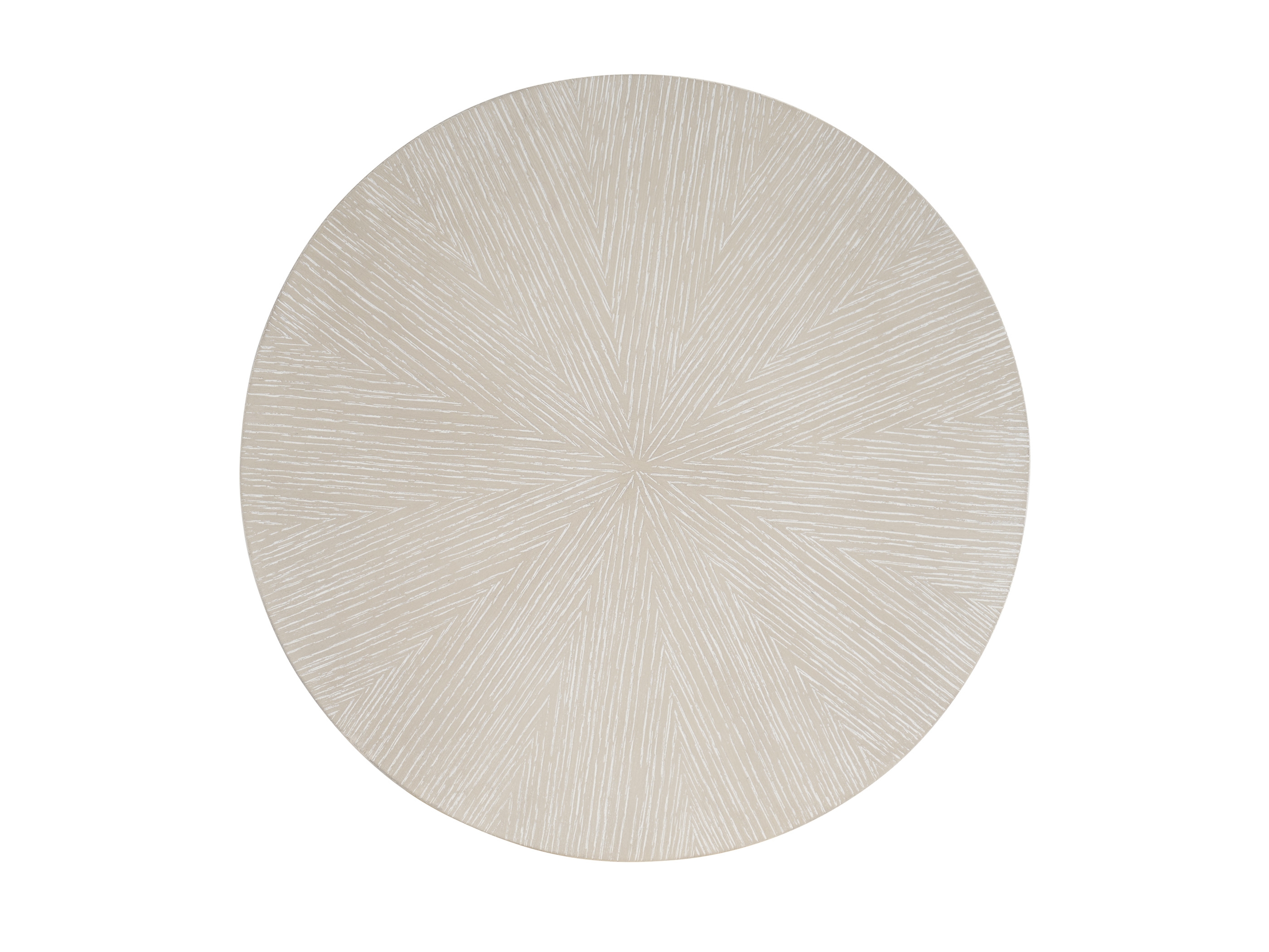 Round Textured End Table