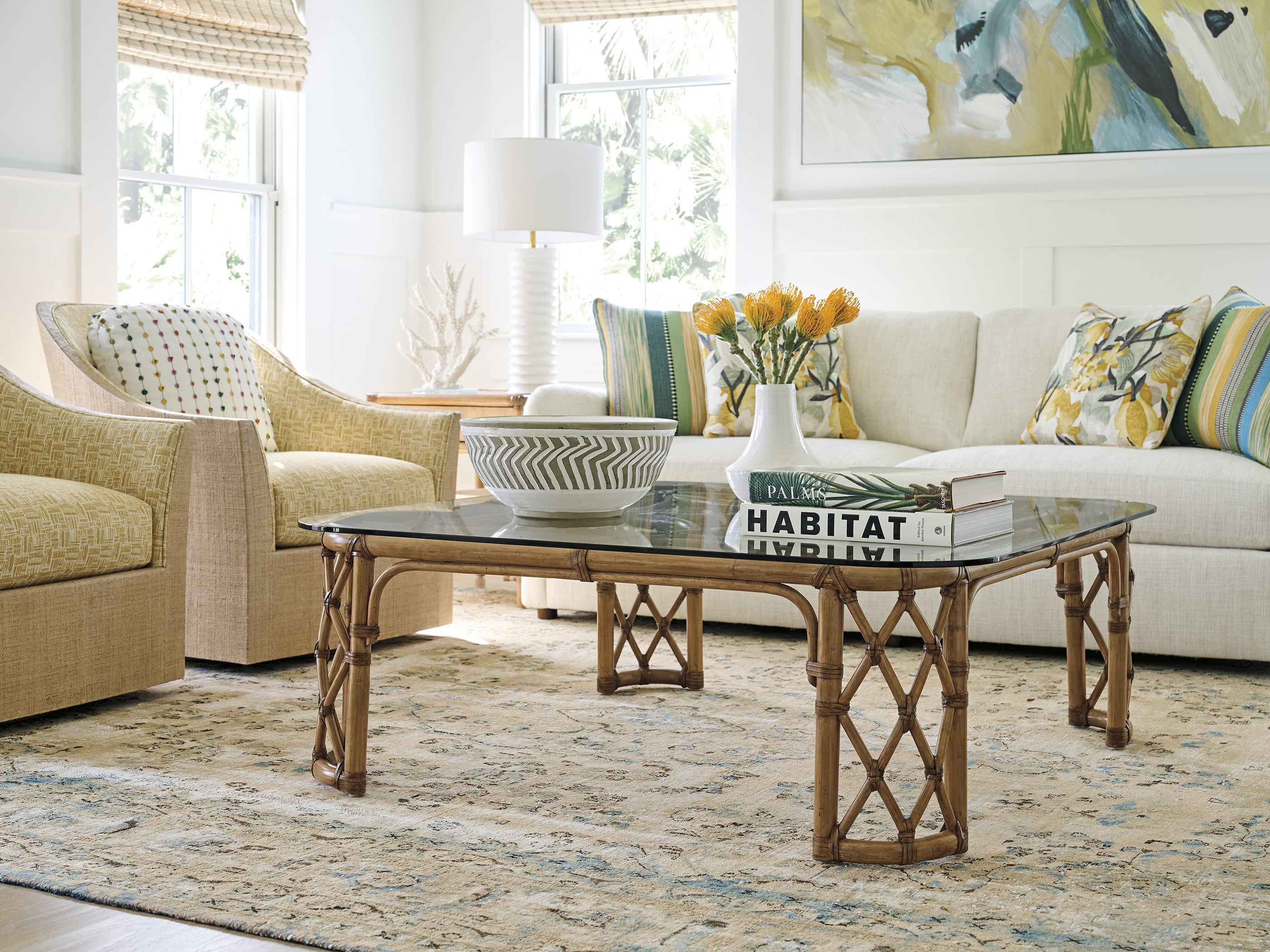 Coral Reef Square Cocktail Table