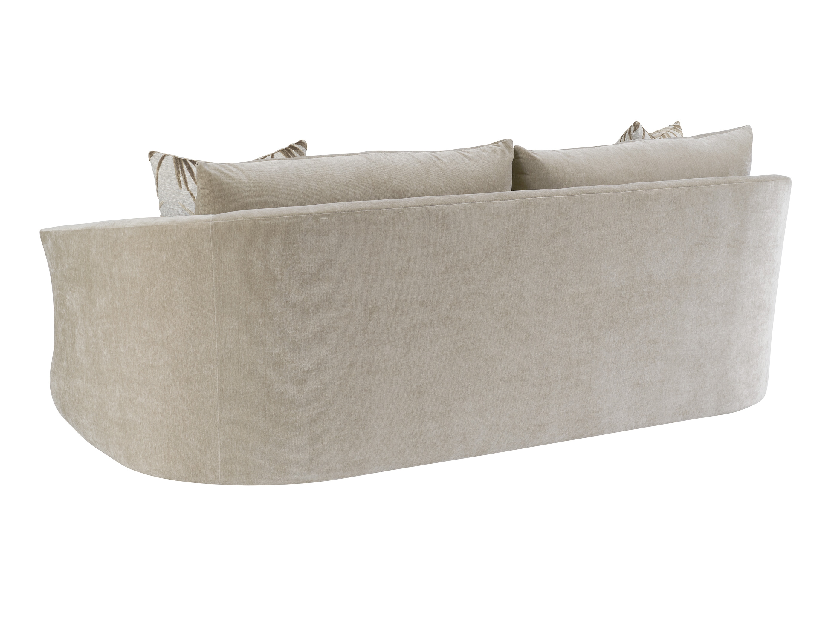 Curved Slope-Arm Sofa