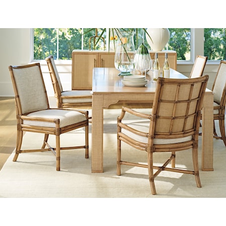 Oceanside Rattan Side Chair