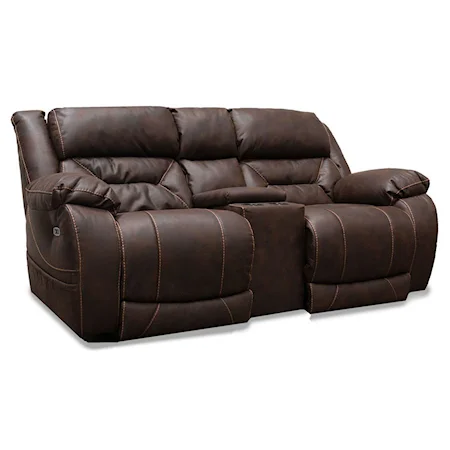 Hanson Chocolate Power Reclining Loveseat