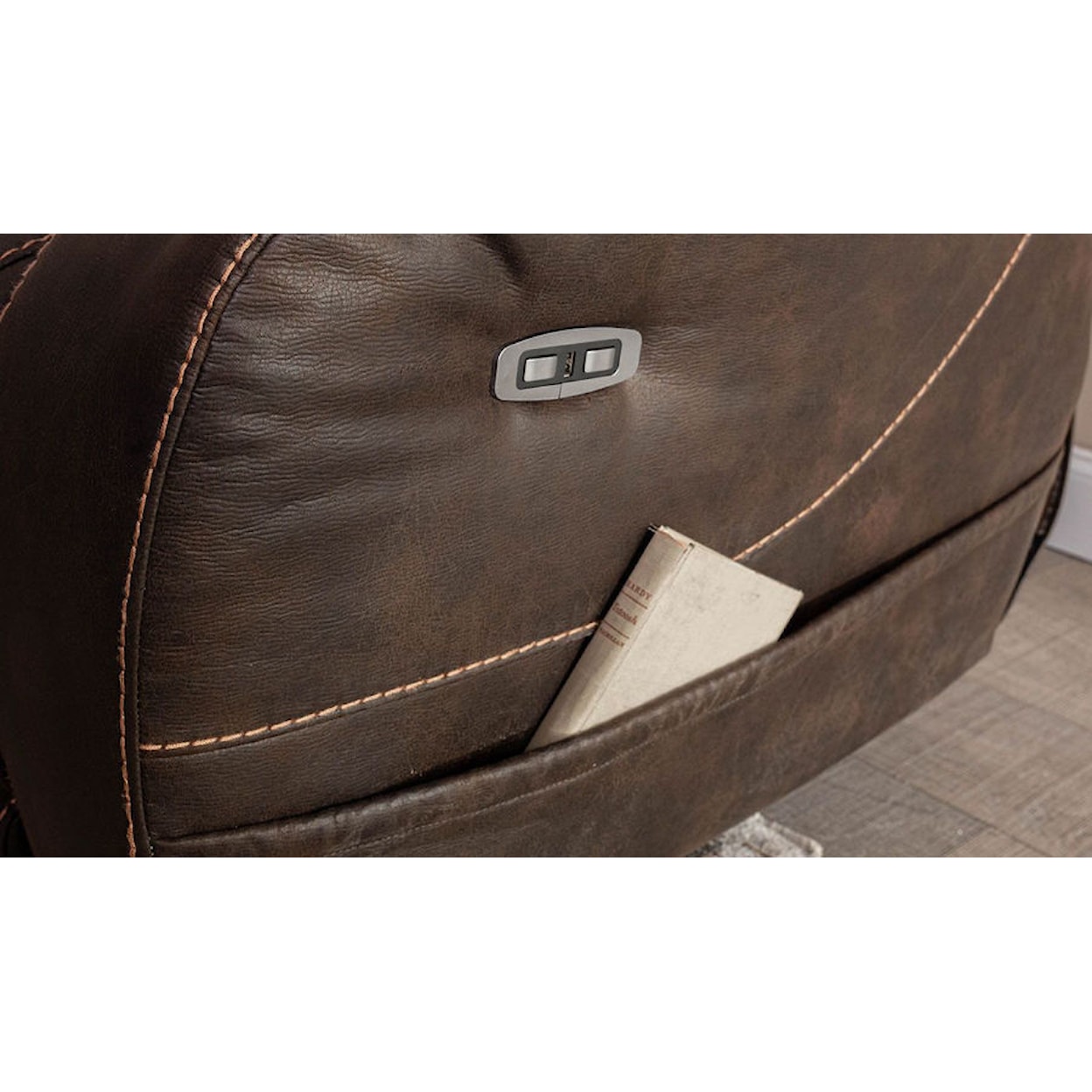 Dallas Sofa Company Hanson Hanson Chocolate Loveseat