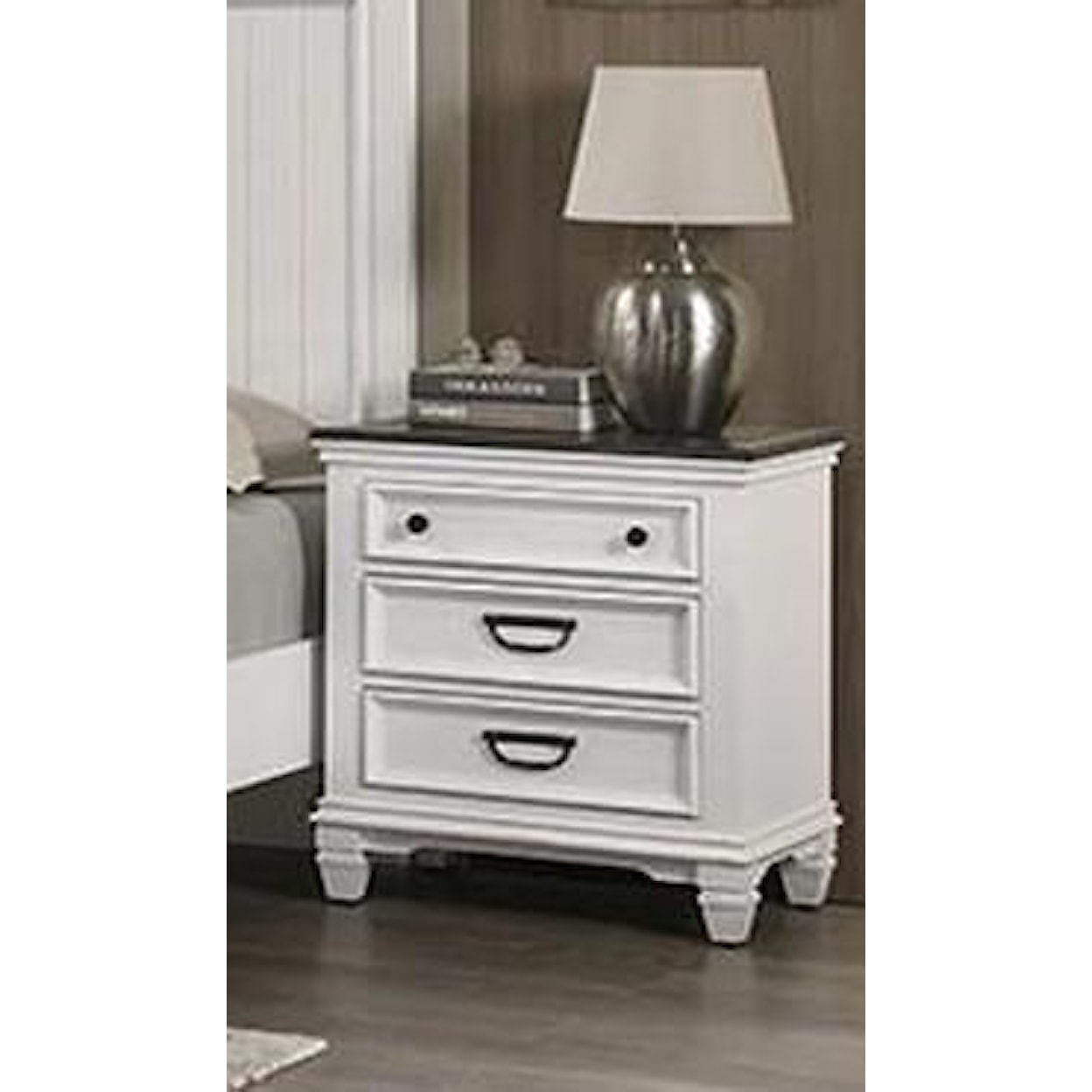Lifestyle C8309A 3 Drawer Nightstand