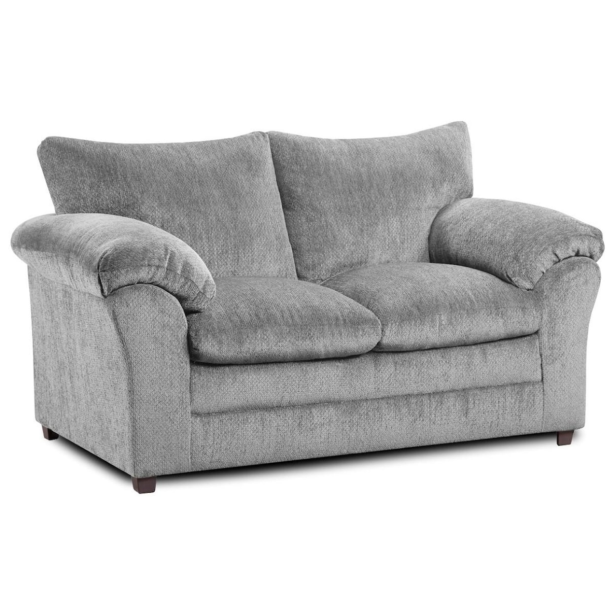 Washington Brothers Furniture 2153 Kennedy Grey Loveseat