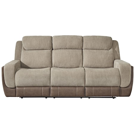 Dual Power Reclining Sofa