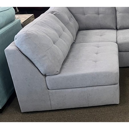 U9377 Grey Armless Chair