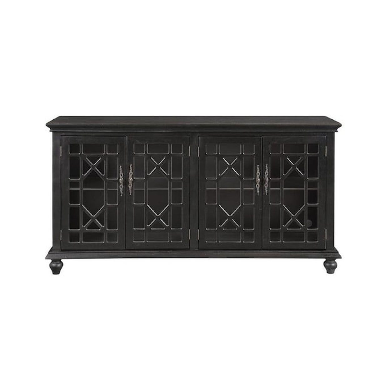 Coast to Coast Furnishings 50625 Black Credenza 4 Door Black Credenza