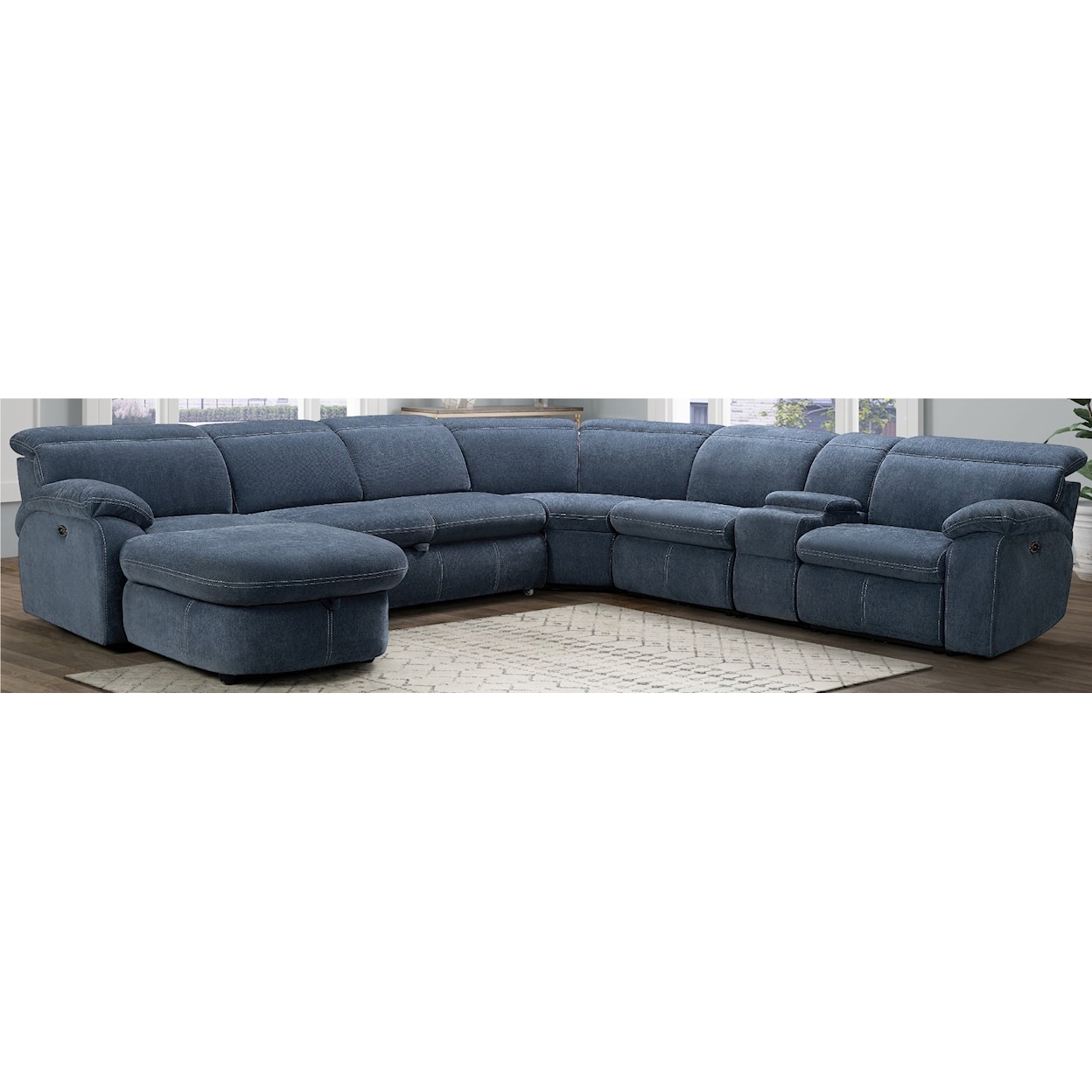 Vogue Home Furnishings PX3002 Dove Sectional PX3002 Eclipse Sectional