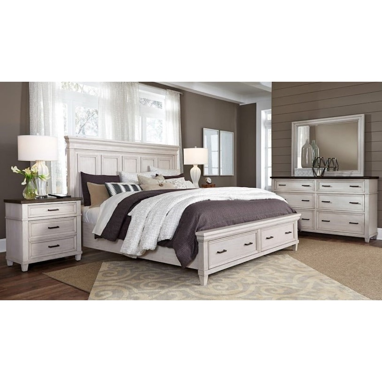 Aspenhome Caraway I248 Queen 7pc Bedroom Group