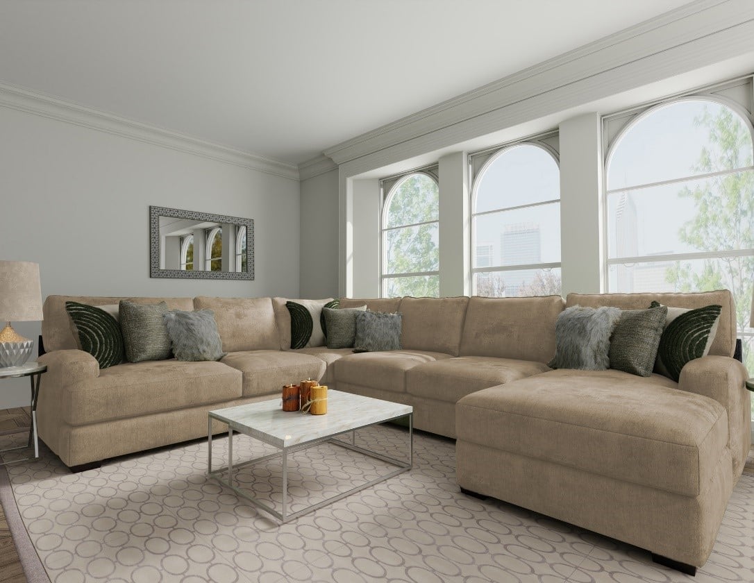 Corinthian FGC2903 LUSCIOUS SECTIONAL 121144095/ 123144097/ 122