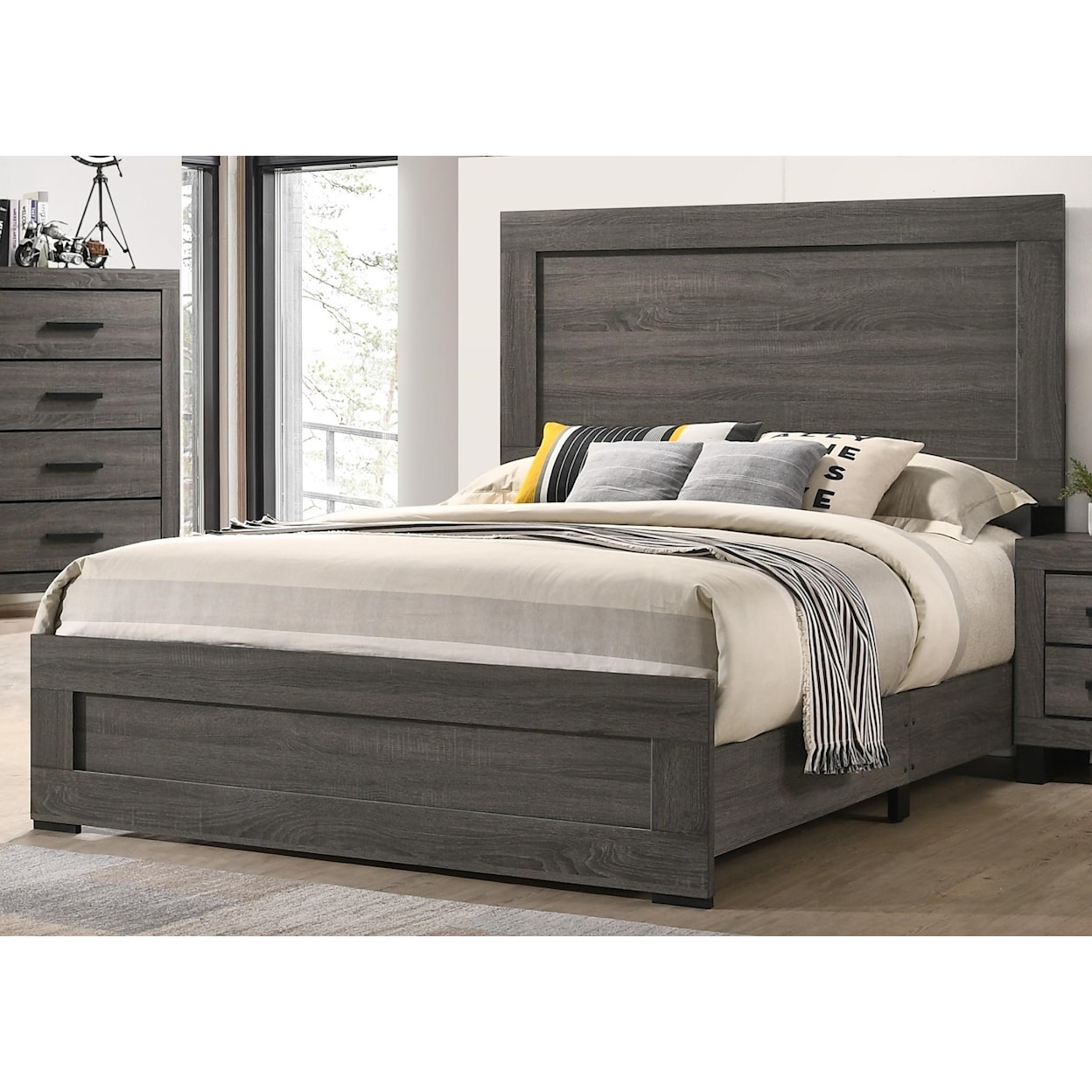 Lifestyle C8321A King Panel Bed