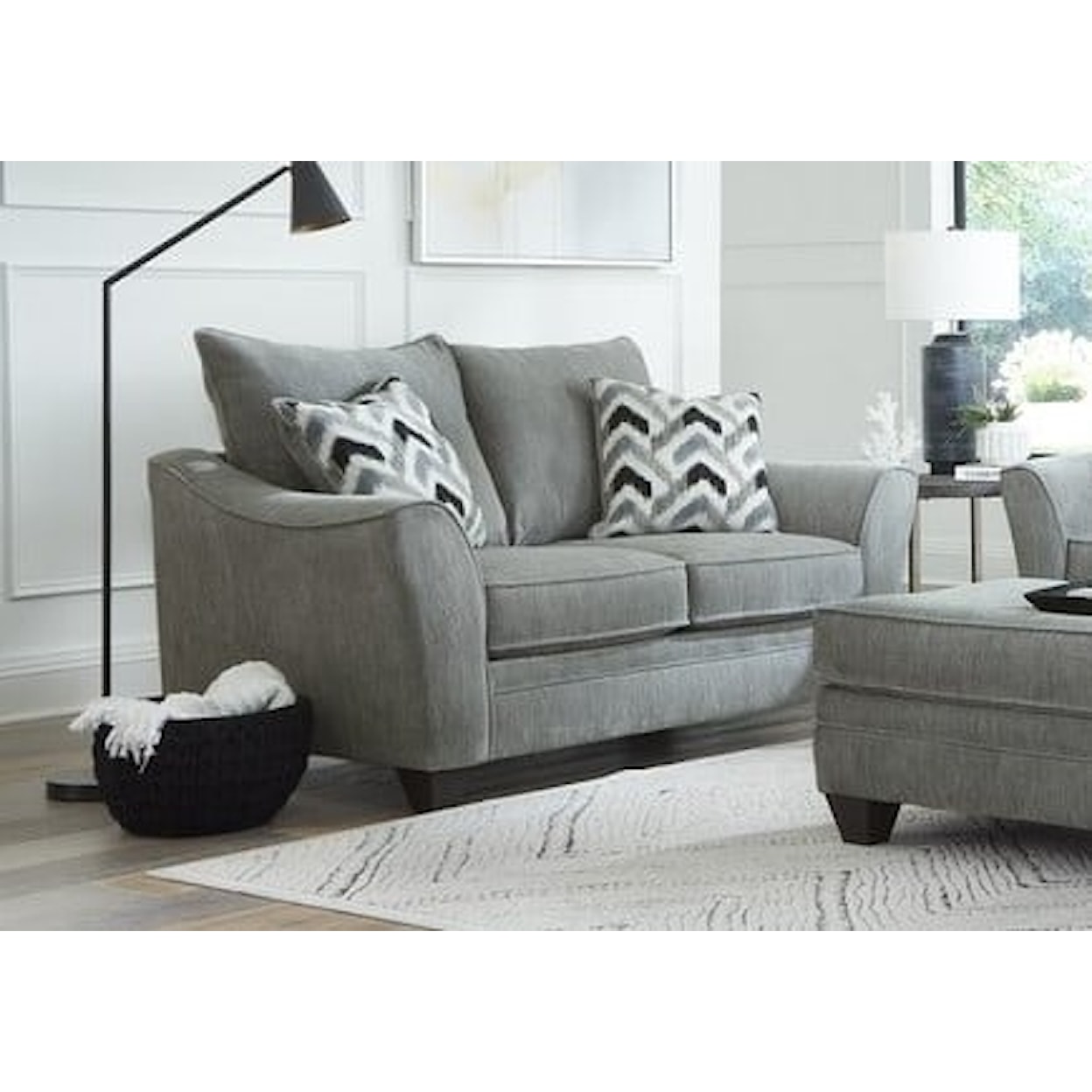 Peak Living 3858 3852 Haze Loveseat