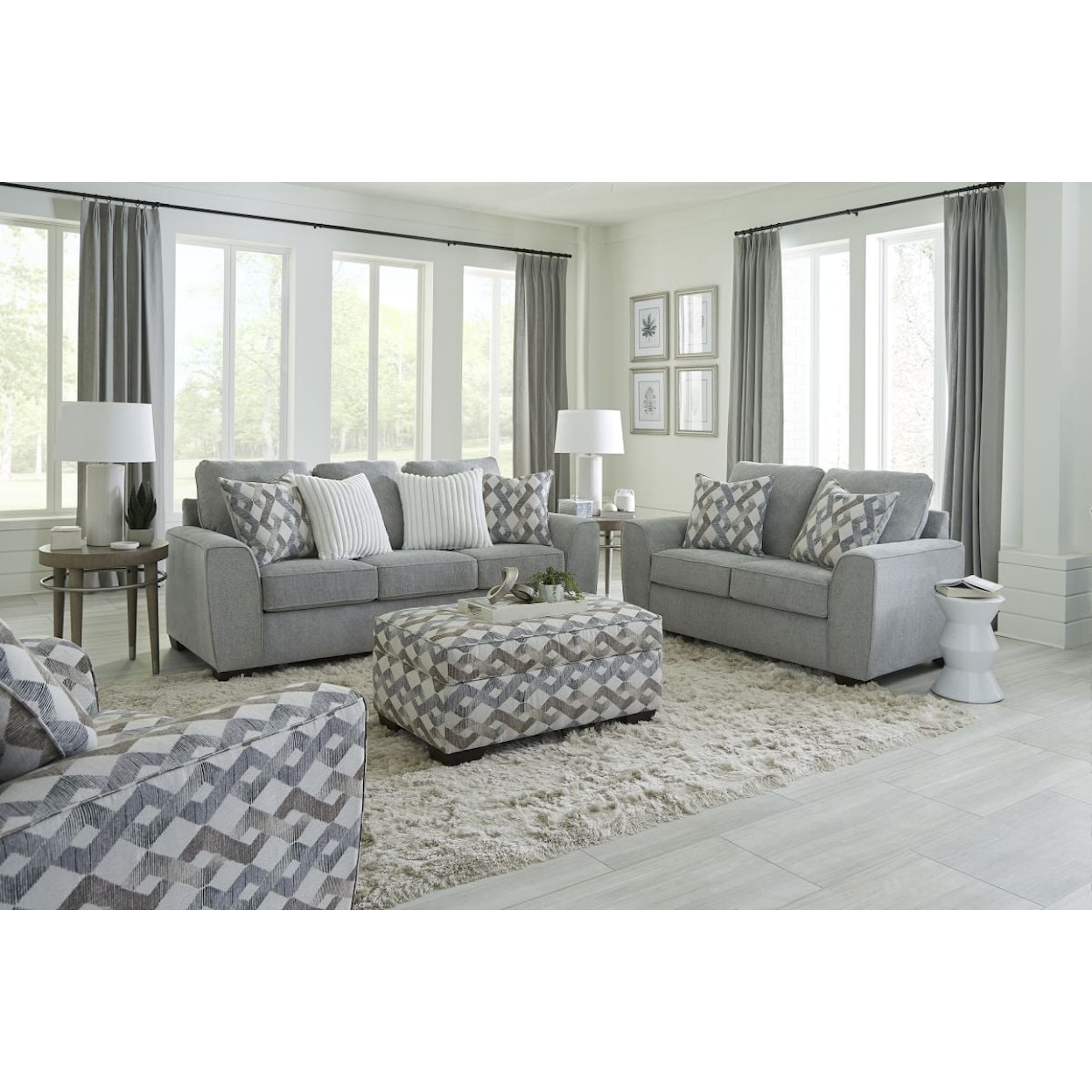 Peak Living 12503 Steel Loveseat