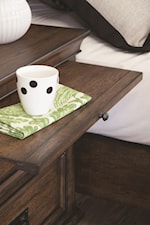 Pull Out Tray in Nightstand