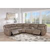 Lifestyle U8174C Reclining Sectional U8174C Mushroom Sectional