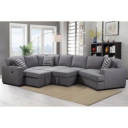 Florentina Media Sectional