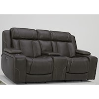 6153 Charcoal Dual Power Loveseat