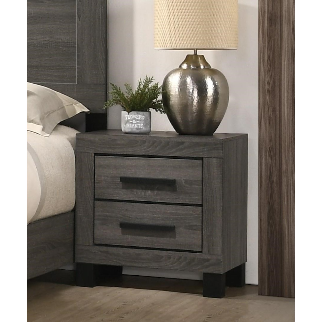 Lifestyle C8321A TWO DRAWER NIGHTSTAND