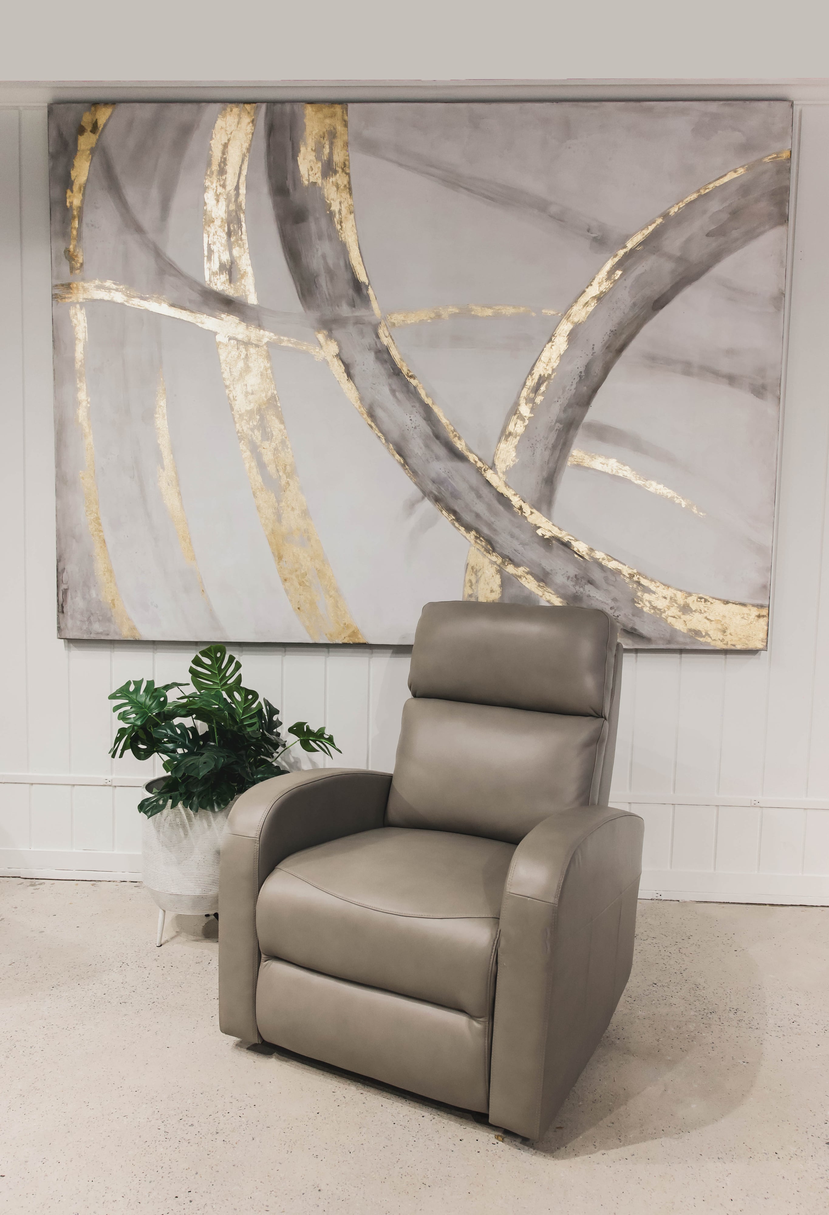 Canmov leather recliner online chair