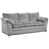 Washington Brothers Furniture 2153 Kennedy Grey Three Cushion Sofa