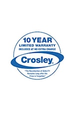 Every Crosley® Appliance Comes with a First-Year Parts and Labor Warranty, Plus Their Exclusive 10-Year Limited Warranty