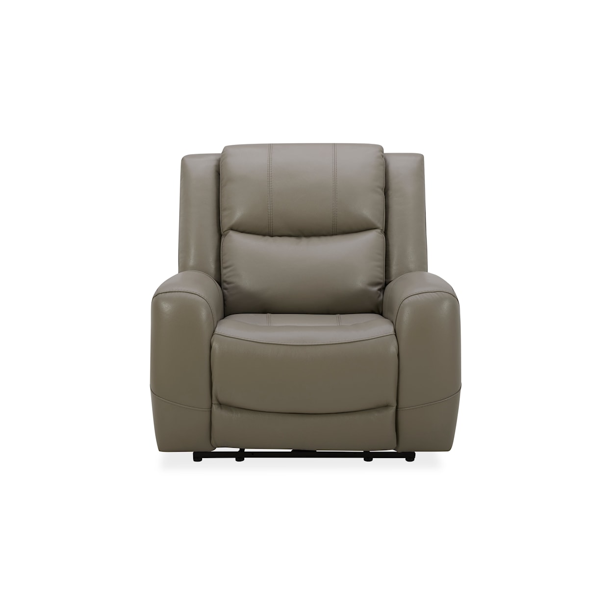 Kuka Home 6228 Leather Collection 6228 Dual Power Gray Leather Recliner