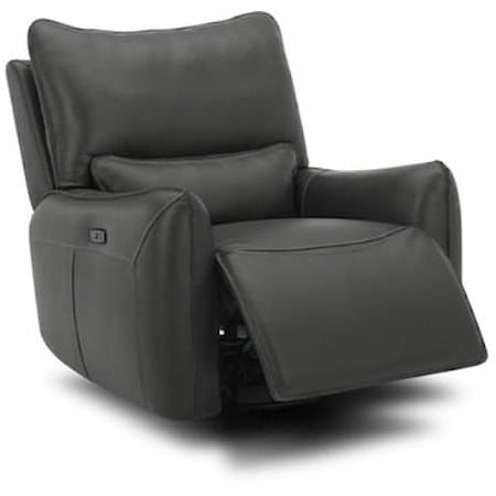 582 Leather Dual Power recliner
