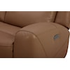 Kuka Home 6228 Leather Collection 6228 Butternut Dual Power Secrional