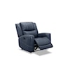 Kuka Home 6228 Leather Collection 6228 Blue Leather Dual Power Recliner