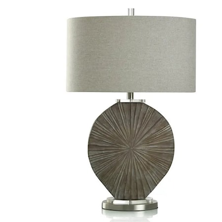 28" Silver Burst Lamp