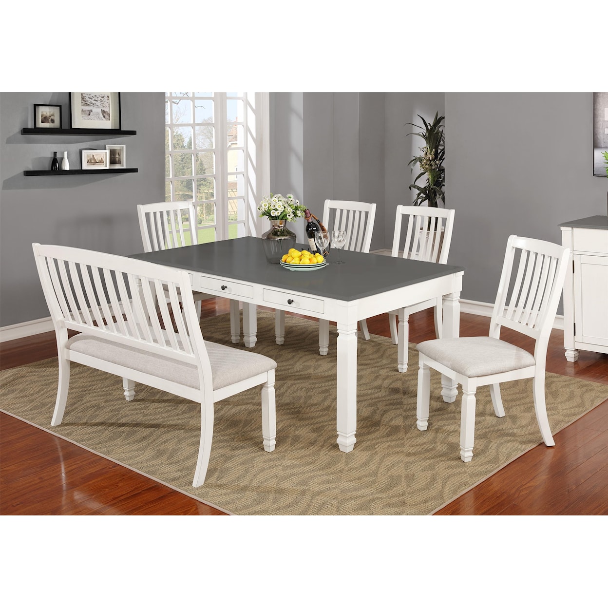 Lifestyle C1735 Table x 4 Chairs