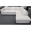 Natuzzi Editions C274 Leather Collection Ivory Leather Sectional