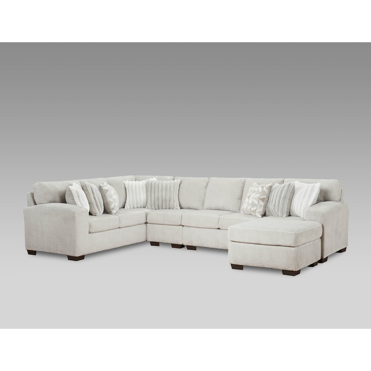 Affordable Furniture 695 Posh Dove Sectional 695 Posh Dove Sectional