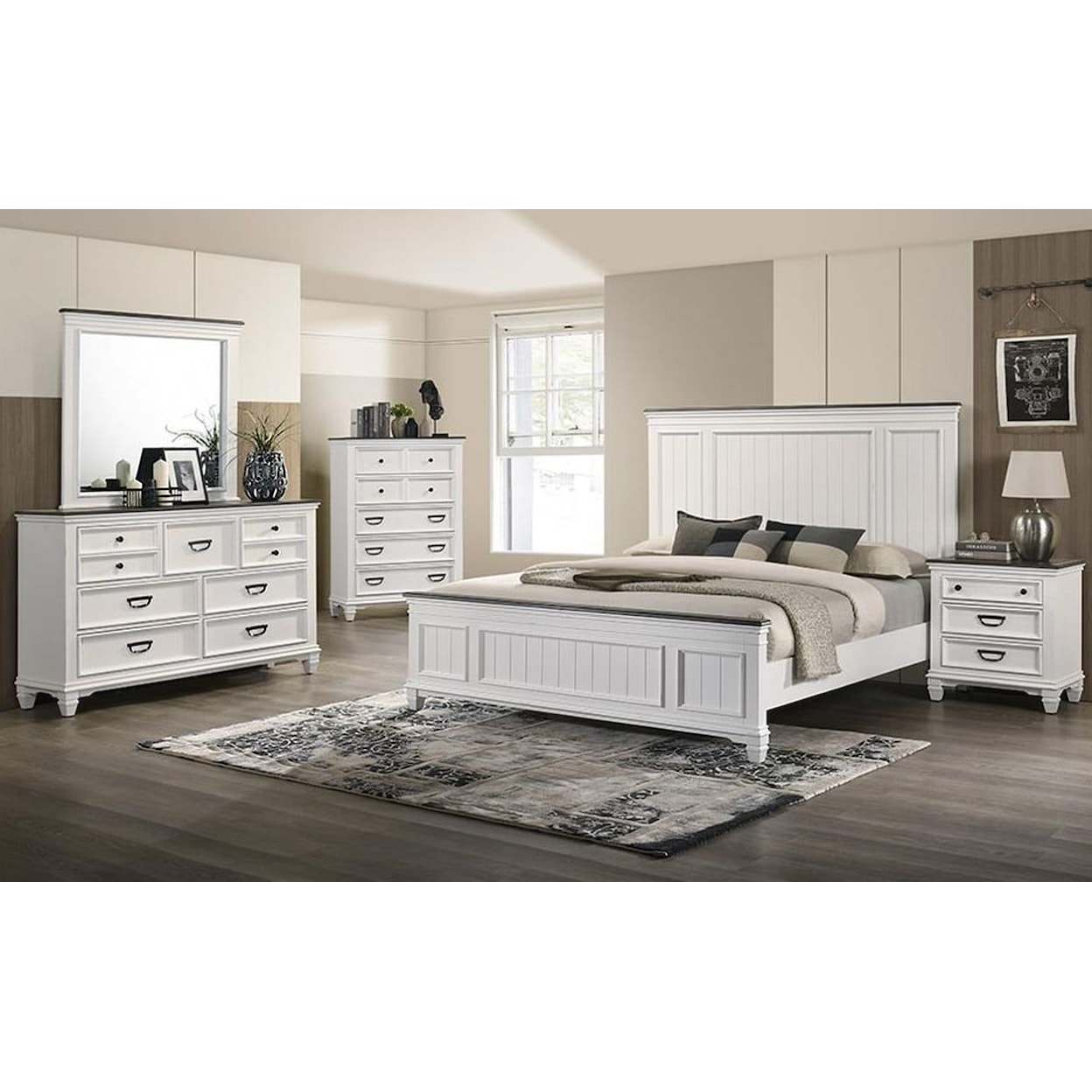 Lifestyle C8309A 7pc Queen Bedroom Group